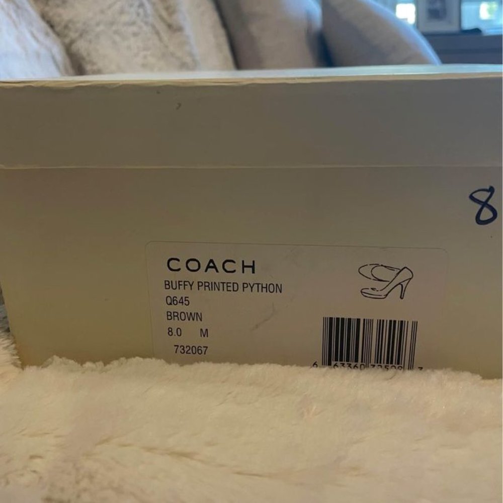 Coach pumps - Python size 8 - Picture 3 of 4